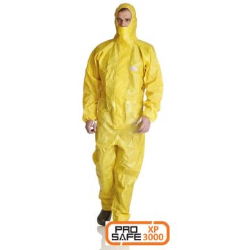 ProSafe® XP3000 Chemikalienschutzanzug Kategorie 3 3B 4B 5B 6B Chemieschutzanzug gelb Prosafe XP3000