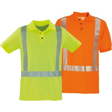rofa® Warnschutz Polo-Shirt rofa® Warn Polo-Shirt 607332 rofa® Warnschutzkleidung