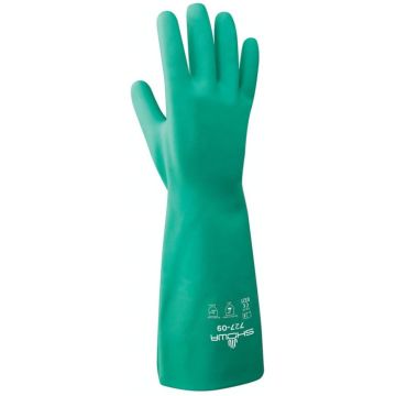 SHOWA® 727 Chemikalienschutzhandschuhe Nitril Handschuhe grün