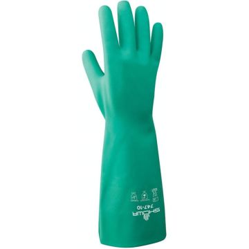 SHOWA® 747 Chemikalienschutzhandschuhe Nitril Handschuhe grün