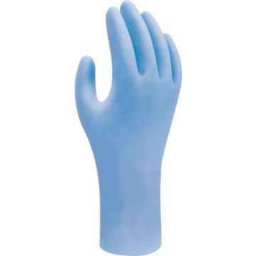 SHOWA® Nitril Einmalhandschuhe Showa 7500PF EBT Einweghandschuhe blau puderfrei