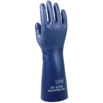 SHOWA® NSK 24 EBT Chemikalienschutzhandschuhe Nitril Handschuhe blau
