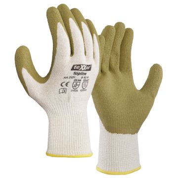 teXXor® 2221 Latex Handschuhe Latex Strickhandschuhe teXXor® 2221 GREEN PROTECT