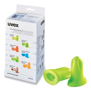 uvex hi-com lime Nachfüllbox 2112118 für Dispenser one2click | 24 dB