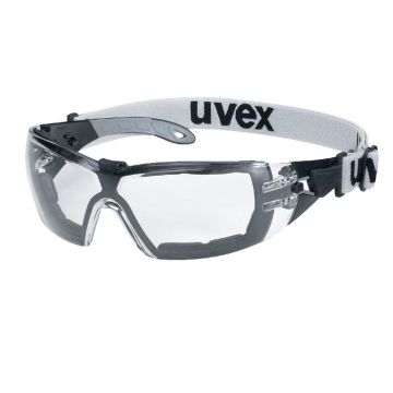uvex pheos 9192180 Schutzbrille uvex supravision extreme Bügelbrille klar - Kopfband+Schaumrahmen