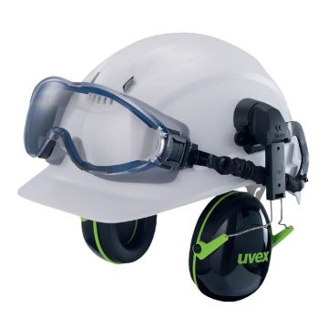 uvex ultrasonic 9302510 Schutzbrille uvex supraviosn extreme Vollsichtbrille klar mit Helmhalterung