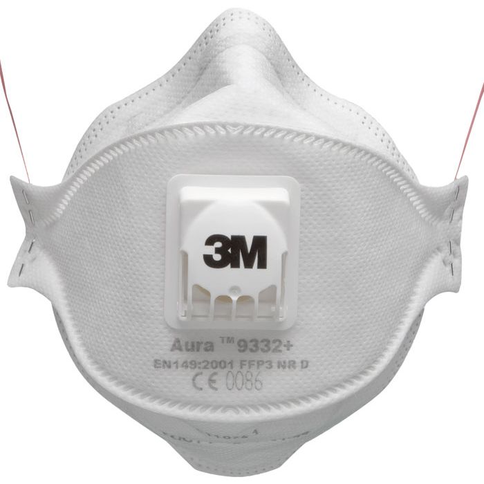 3M™ Atemschutzmaske 9332+ Aura™ 3M™ 9332+ FFP3 NR 