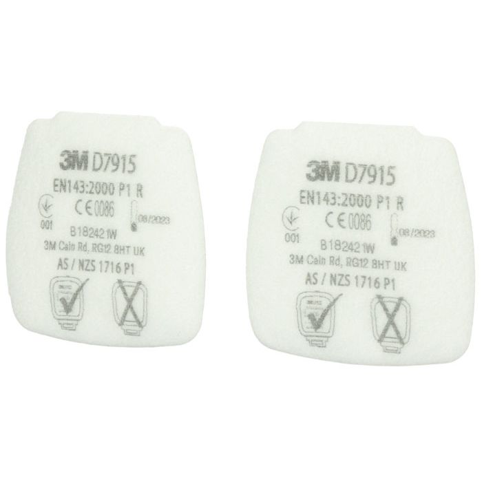 3M D7915 3M Partikel-Einlegefilter P1 R - Filter für 3M Halbmasken Secure Click HF-800 und HF-800SD