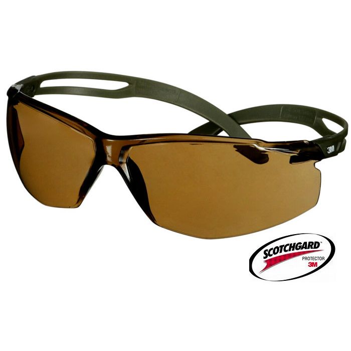 3M™ Schutzbrille 3M™ Secure Fit 3M™ Securefit 500 braun getönt Scotchgard™ SF505SGAF-DGR