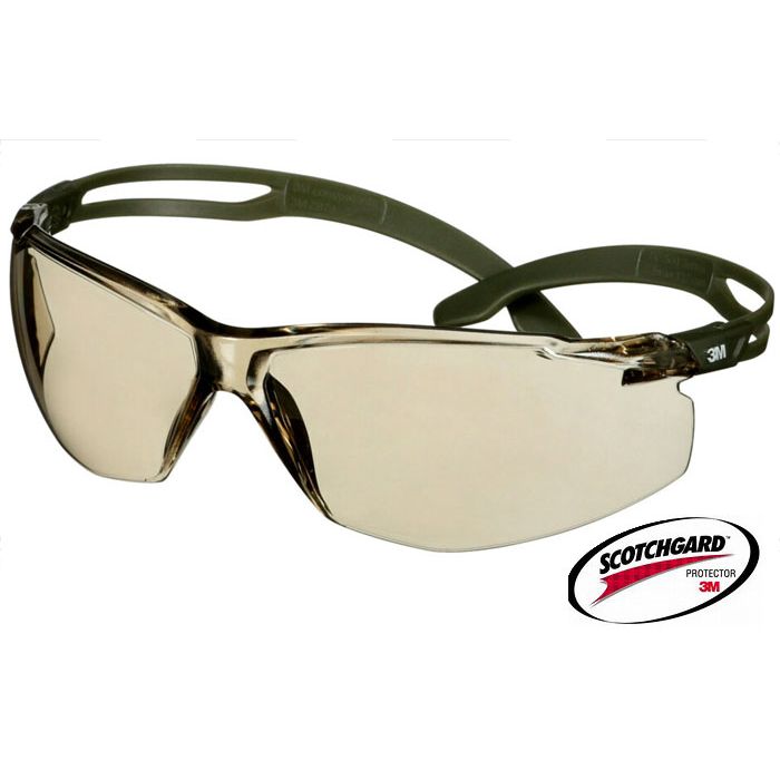 3M™ Schutzbrille 3M™ Secure Fit 3M™ Securefit 500 hellbraun getönt Scotchgard™ SF528SGAF-DGR