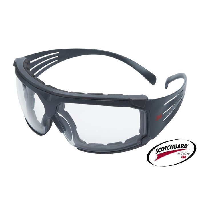 3M™ Schutzbrille 3M™ SecureFit 600 klar mit Schaumrahmen Scotchgard™ SF601SGAF/FI