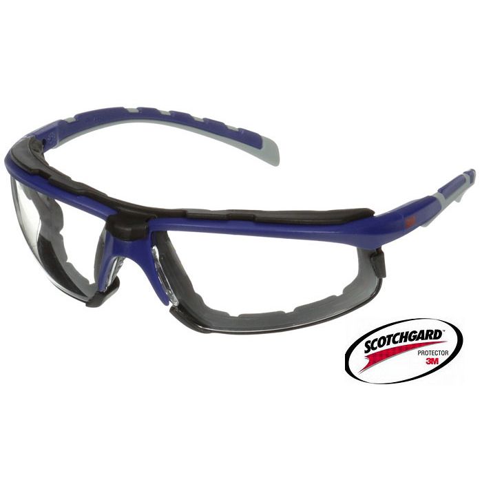 3M™ Schutzbrille 3M™ SOLUS 3M™ Solus 2000 klare Arbeitsbrille Scotchgard™ S2001SGAF-BGR-F - Schaumr.