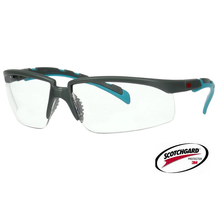 3M™ Schutzbrille 3M™ SOLUS 3M™ Solus 2000 klare Arbeitsbrille Scotchgard™ S2001SGAF-BGR