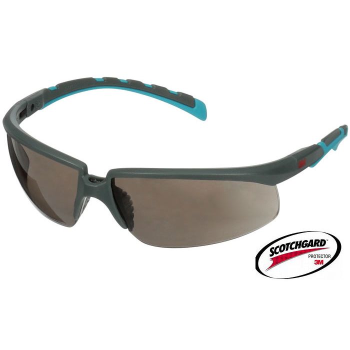 3M™ Schutzbrille 3M™ SOLUS 3M™ Solus 2000 grau getönte Arbeitsbrille Scotchgard™ S2002SGAF-BGR