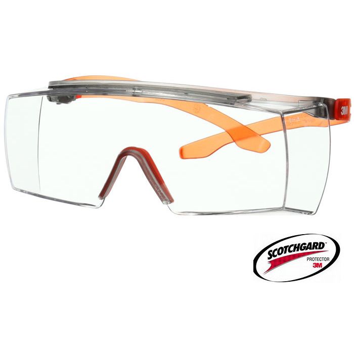 3M™ Schutzbrille 3M™ SecureFit 3700 klare Überbrille Scotchgard™ SF3701SGAF-ORG