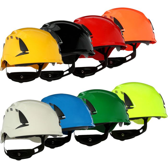 3M™ SecureFit™ Schutzhelm X5500V-CE 3M™ Schutzhelm belüftet mit 4-Punkt-Bebänderung - 4 Stück