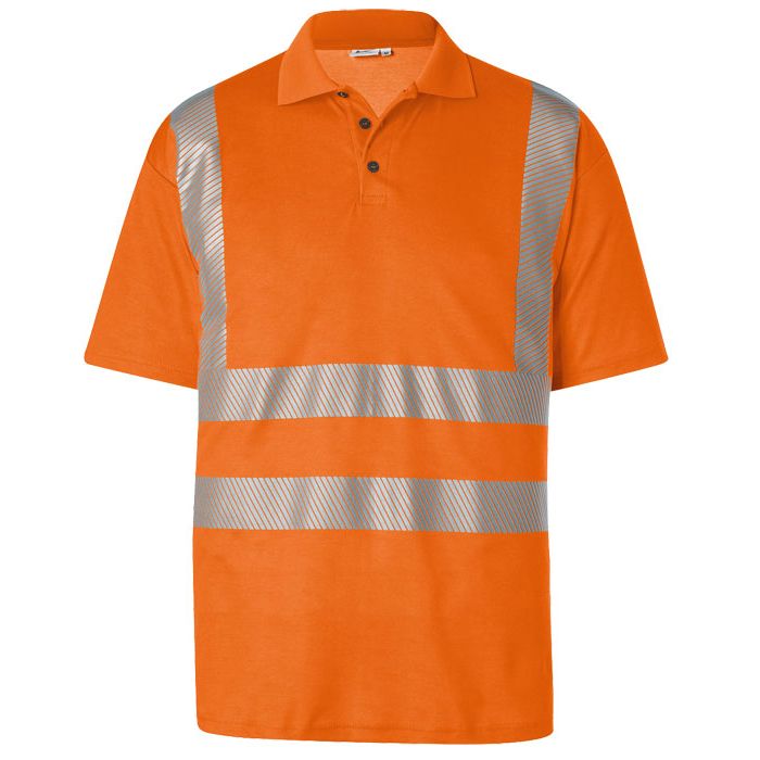 KÜBLER Warnschutz PoloShirt KÜBLER Warnschutzkleidung REFLECTIQ 5042 - Gr. 52 warnorange