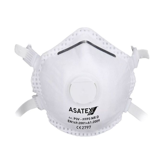 Asatex® Atemschutzmaske FFP3 Feinstaubmaske FFP3 Maske Staubmaske P3V