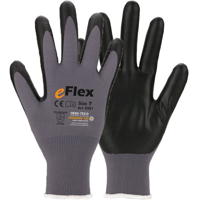 ASATEX® eFlex Montagehandschuhe mit Beschichtung ASATEX® E091