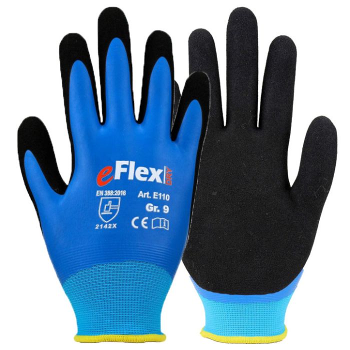 ASATEX® eFlex Montagehandschuhe mit doppelter Latexbeschichtung ASATEX® E110