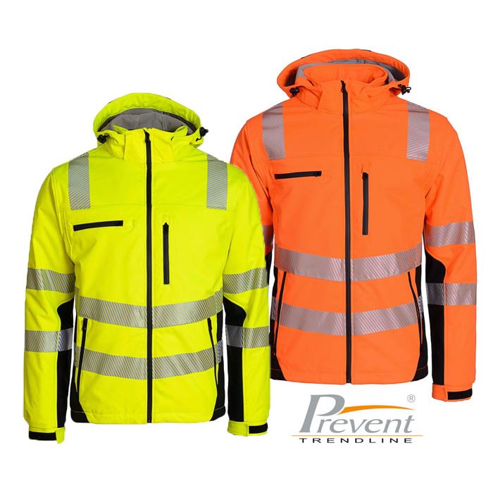 ASATEX® PREVENT® Trendline Warnschutz-Softshelljacke PTW-SP