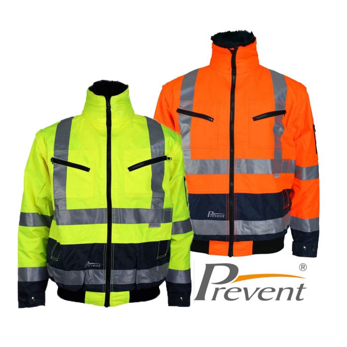 ASATEX® PREVENT® Warnschutz-Pilotenjacke 174Z mit Schulterreflex