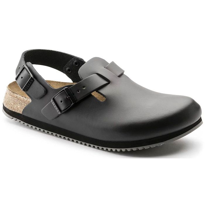 Birkenstock® Clogs Birkenstock Tokio SL Leder schwarz Gesundheitsschuhe Birkenstock 