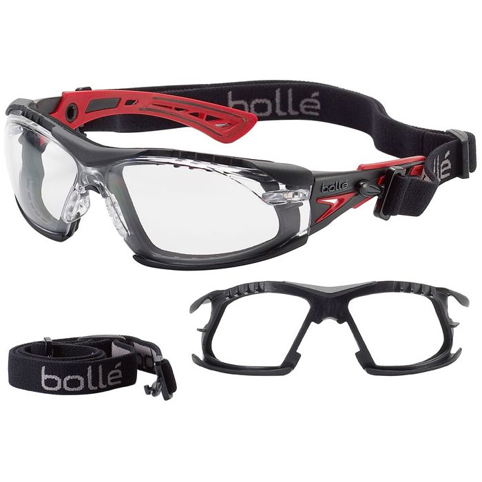 bolle RUSH+ bolle SAFETY RUSH+ Bolle Schutzbrille im Set RUSHPFSPSI