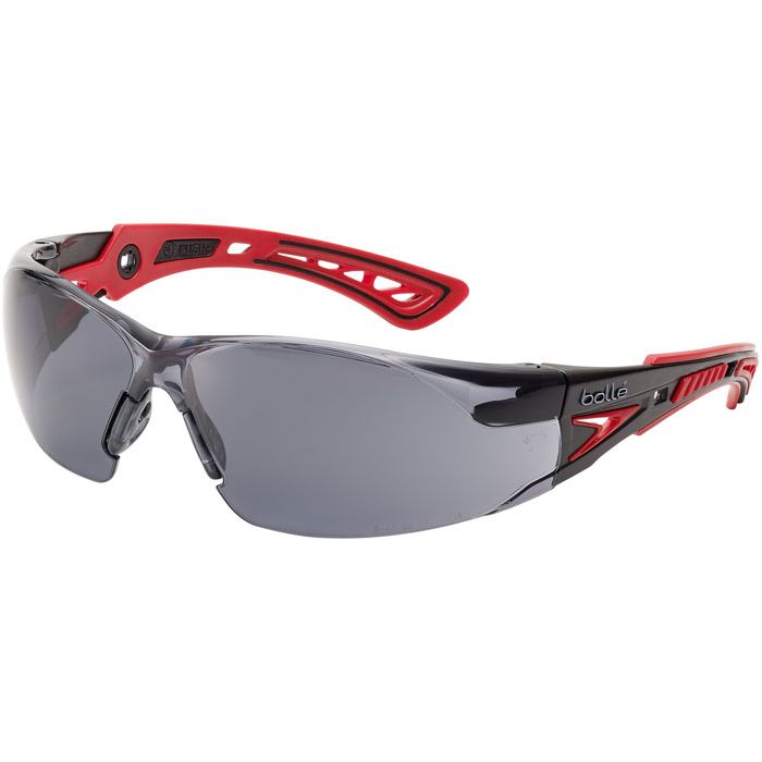 bolle RUSH+ bolle SAFETY RUSH+ Bolle grau getönte Schutzbrille RUSHPPSF