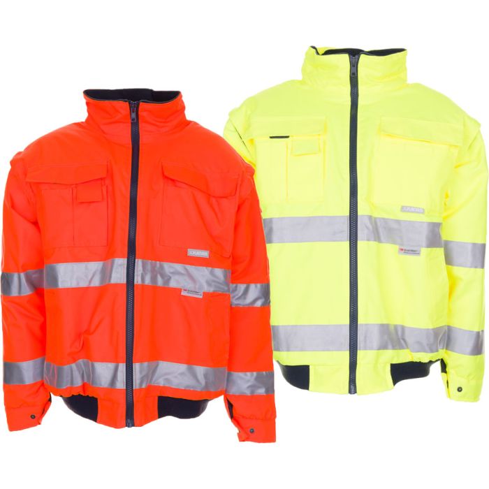 Planam Warnschutzjacke Winter Warnschutzjacke Planam Warnschutz-Pilotenjacke 1-farbig