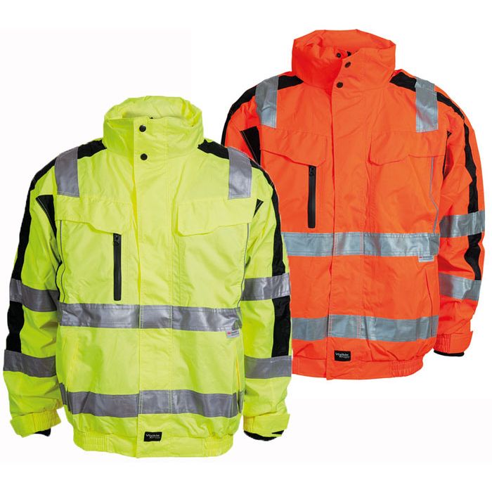 ELKA rainwear Elka Warnschutzjacke Visible Xtreme 086101R Regenbekleidung Warnschutz Pilotenjacke