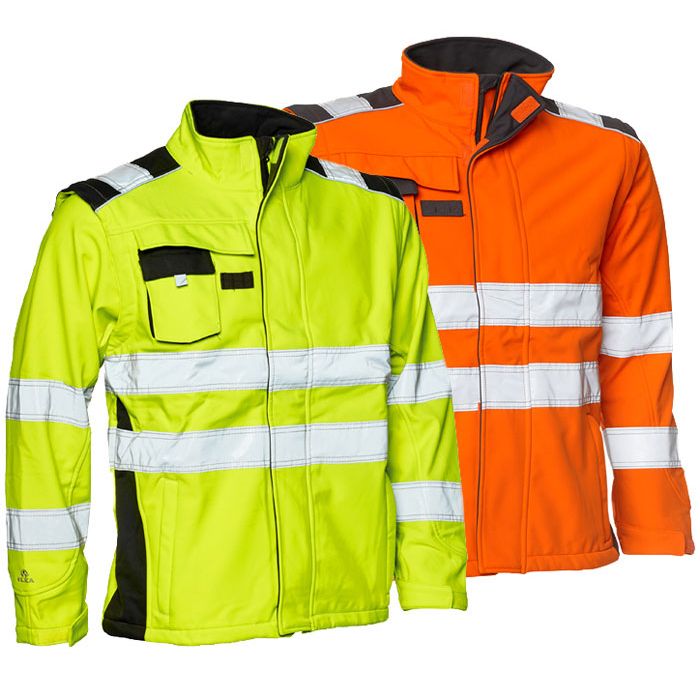 ELKA Softshelljacke Elka Warnschutzjacke Softshell Visible Xtreme 116504R Warnschutzkleidung