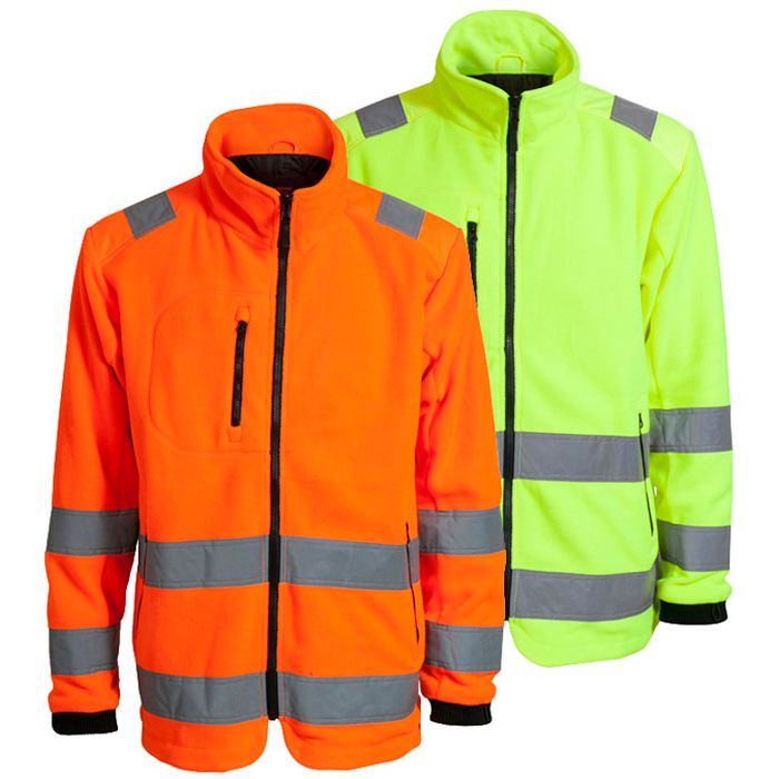 ELKA Warnschutz Zip-In Fleecejacke Elka Warnschutzjacke Fleece Visible Xtreme 150014R