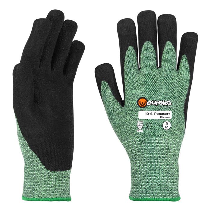 eureka® 10-6 Puncture Xtreme Schnitt- und Stichschutz Handschuh