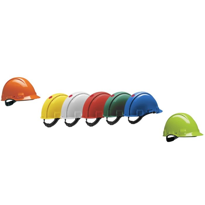 3M™ Helm G3000C 3M Schutzhelm G3000 Bauhelm belüftet Pinlock Uvicator G30CU