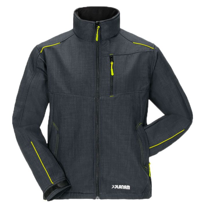 PLANAM NEON Softshell-Jacke Planam Berufsbekleidung Sofshelljacke Neon