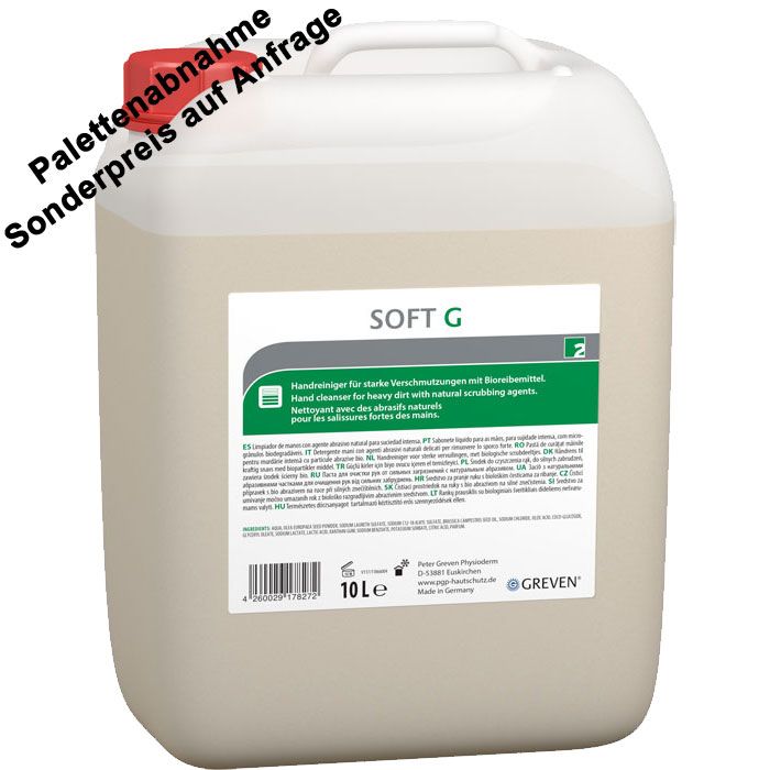 Greven® SOFT G Peter Greven Handreiniger - 10 Liter Kanister