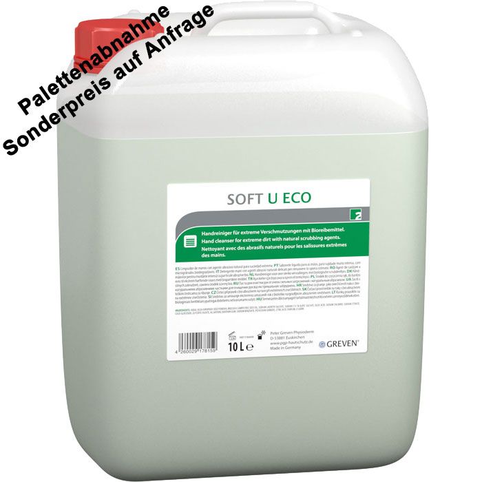 GREVEN® SOFT U ECO Peter Greven Handreiniger - 10 Liter Kanister