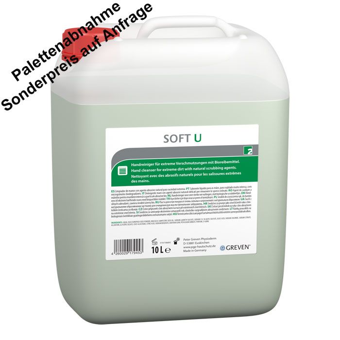 GREVEN® SOFT U Peter Greven Handreiniger - 10 Liter Kanister