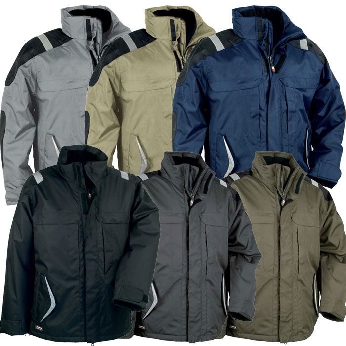 COFRA® CYCLONE V022 gefütterte Wetterschutzjacke Winterarbeitsjacke