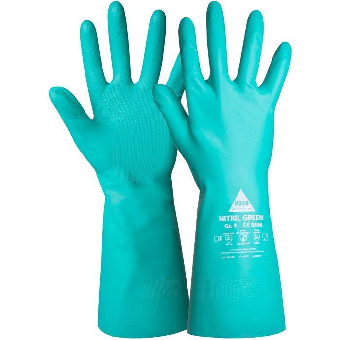 HASE Nitril Green Chemikalienschutzhandschuhe Nitril Handschuhe HASE Nitiril Green 904000