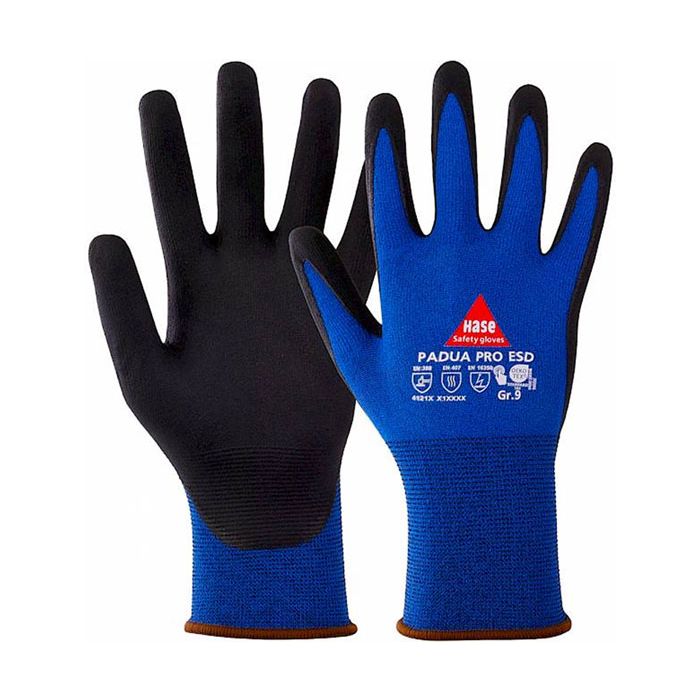 HASE PADUA Pro 508690-ESD beschichteter Montagehandschuh ESD Hase Safety Gloves Padua