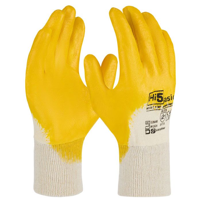 Hi5 X Basic HI586 Nitrilhandschuhe gelb Handschuhe Nitril