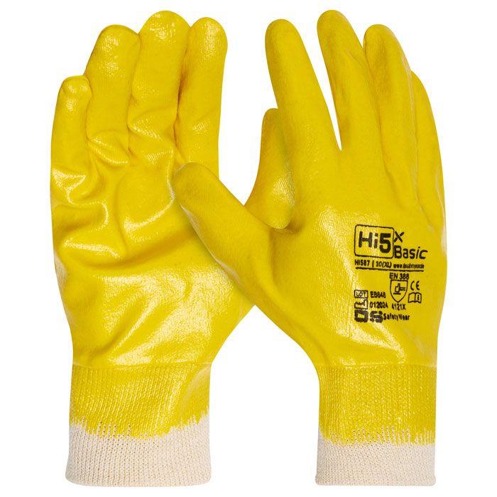 Hi5 X Basic HI587 Nitrilhandschuhe gelb Handschuhe Nitril
