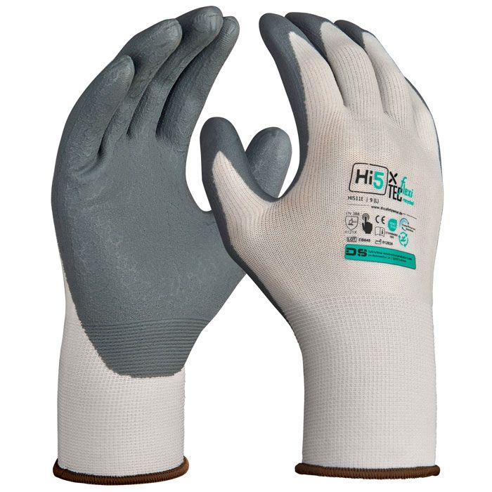 Hi5 X Flexitec HI511E Montagehandschuhe Nitrilschaum Beschichtung mit recyceltem Polyester