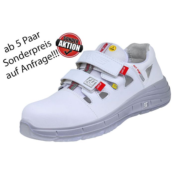 HKS Sicherheitssandale S1 HKS K-Run/ White ELBA 3 M HKS Damen-Arbeitssandale weiss S1 SRC ESD