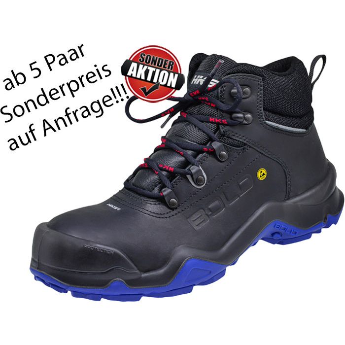 HKS Sicherheitsstiefel S3 HKS Bold-Blue Arbeitsstiefel DELTA 1 TP S3 SRC ESD