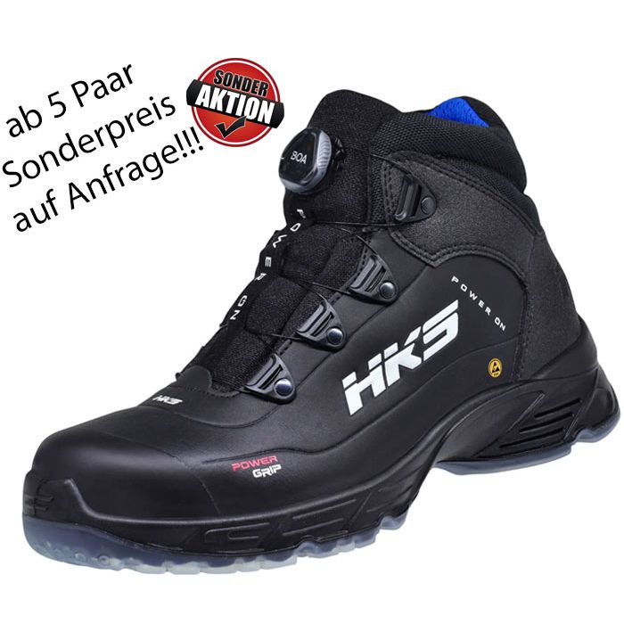 HKS Sicherheitsstiefel S3 HKS CPO-50 BOA HKS Arbeitsstiefel S3 SRC ESD mit Boa Verschluss