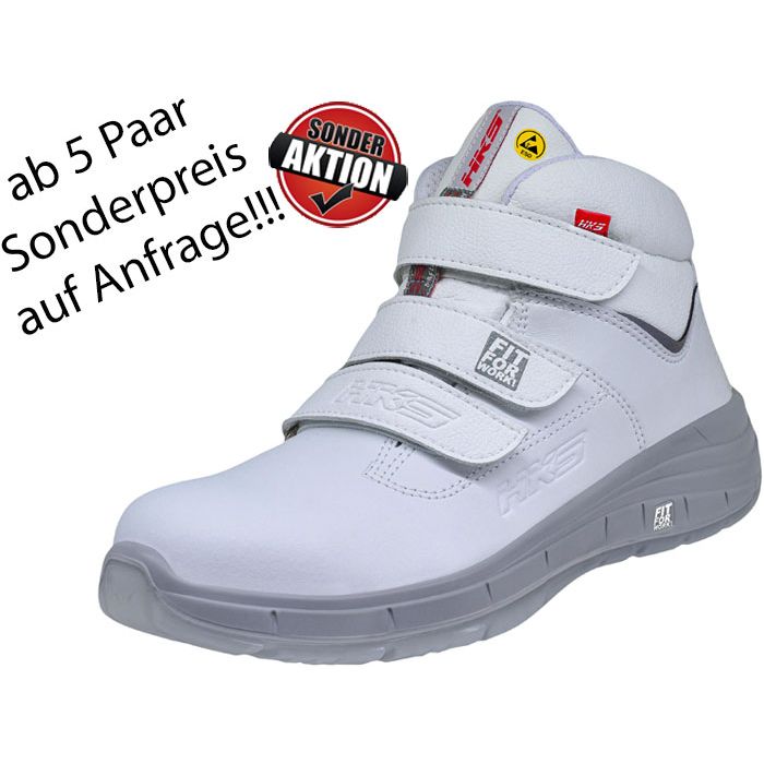 HKS Sicherheitsstiefel S3 HKS K-Run/ White Walker 3 MTP HKS Arbeitsstiefel weiss S3 SRC ESD