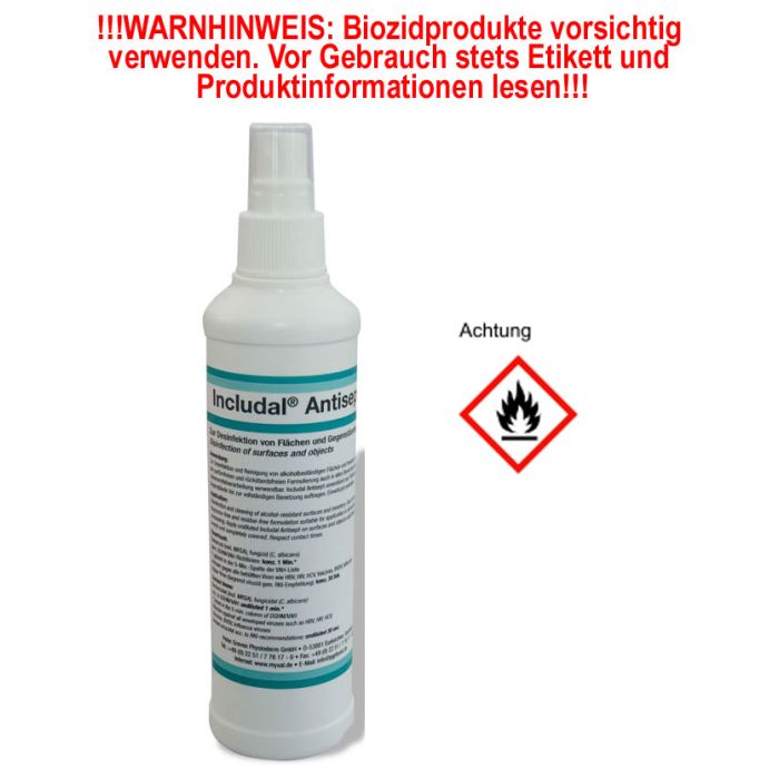 Includal® Antisept Oberflächendesinfektion Physioderm®   - 250 ml Spray